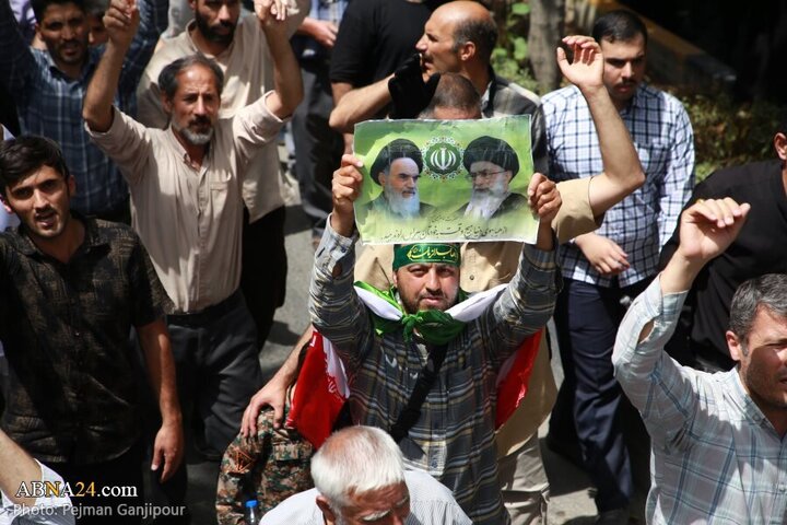Photos: Funeral ceremony of martyrs of Zionist regime's aggression held in Isfahan