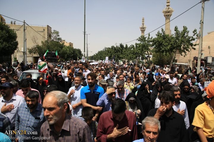 Photos: Funeral ceremony of martyrs of Zionist regime's aggression held in Isfahan