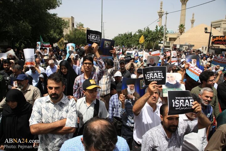 Photos: Funeral ceremony of martyrs of Zionist regime's aggression held in Isfahan