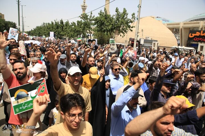 Photos: Funeral ceremony of martyrs of Zionist regime's aggression held in Isfahan