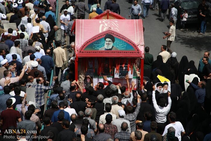 Photos: Funeral ceremony of martyrs of Zionist regime's aggression held in Isfahan