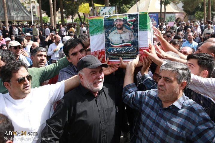 Photos: Funeral ceremony of martyrs of Zionist regime's aggression held in Isfahan