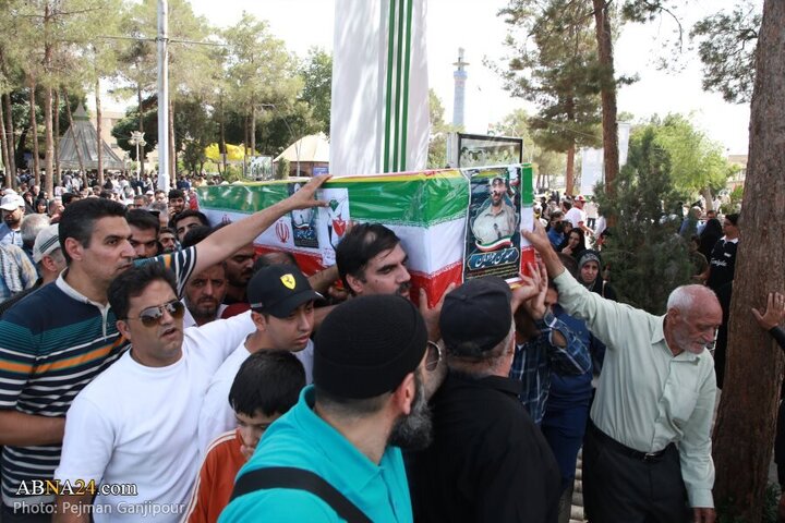 Photos: Funeral ceremony of martyrs of Zionist regime's aggression held in Isfahan