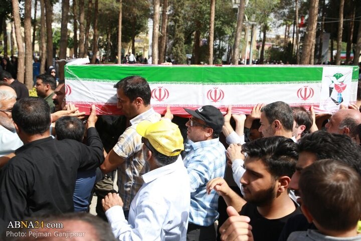 Photos: Funeral ceremony of martyrs of Zionist regime's aggression held in Isfahan