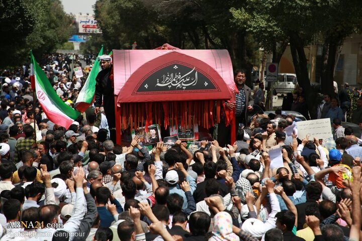 Photos: Funeral ceremony of martyrs of Zionist regime's aggression held in Isfahan