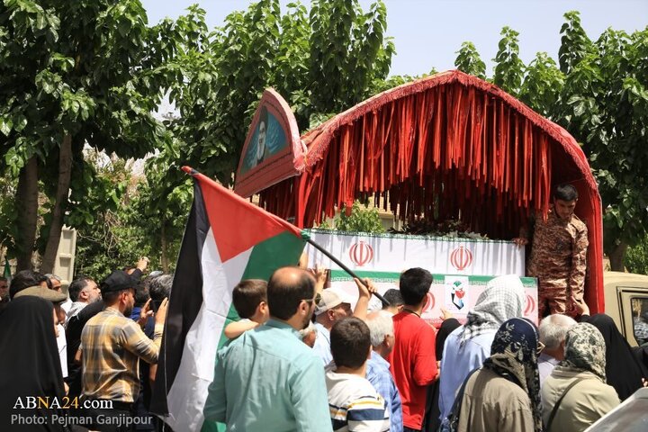 Photos: Funeral ceremony of martyrs of Zionist regime's aggression held in Isfahan