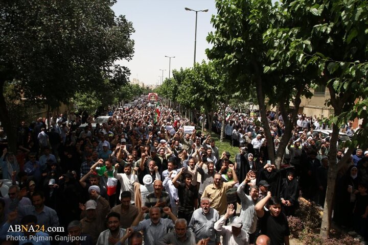 Photos: Funeral ceremony of martyrs of Zionist regime's aggression held in Isfahan