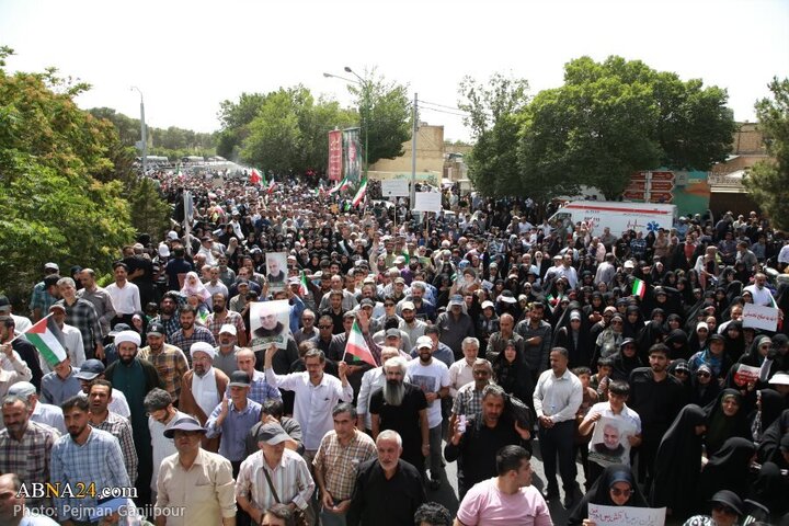 Photos: Funeral ceremony of martyrs of Zionist regime's aggression held in Isfahan