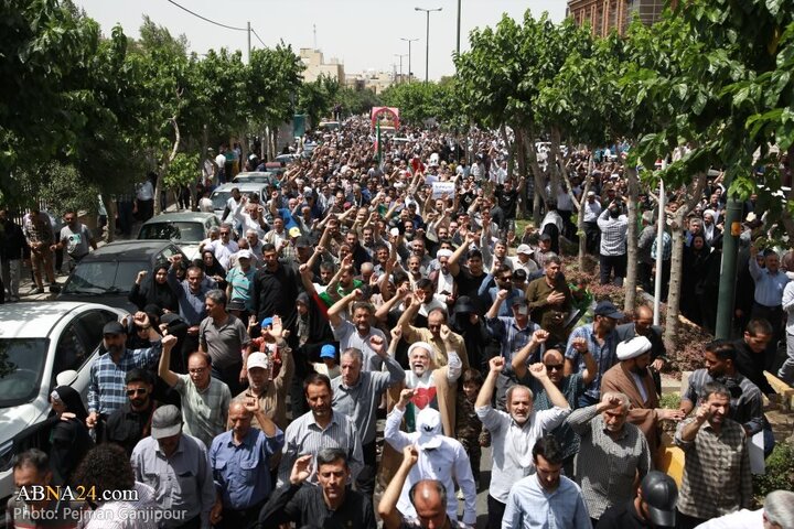 Photos: Funeral ceremony of martyrs of Zionist regime's aggression held in Isfahan