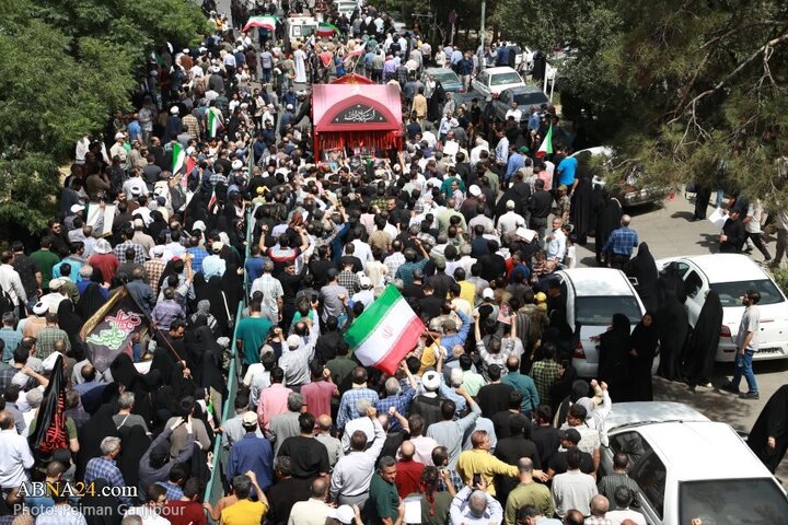 Photos: Funeral ceremony of martyrs of Zionist regime's aggression held in Isfahan