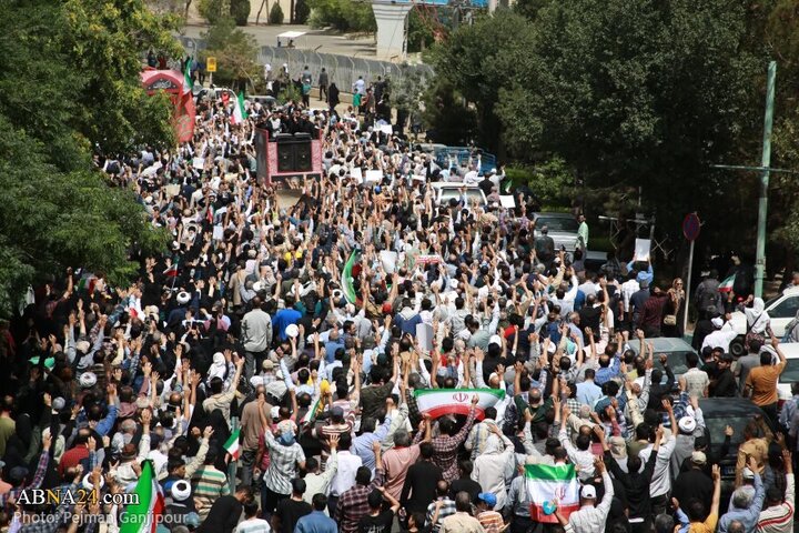Photos: Funeral ceremony of martyrs of Zionist regime's aggression held in Isfahan