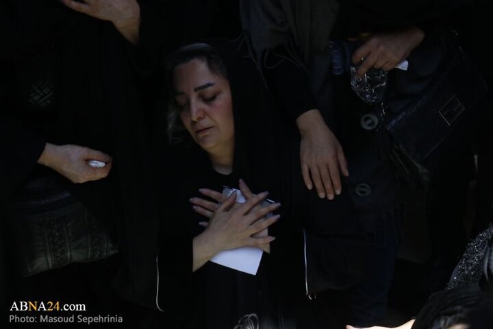 Photos: Funeral ceremony of martyr Khalil Alipour held in Tabriz