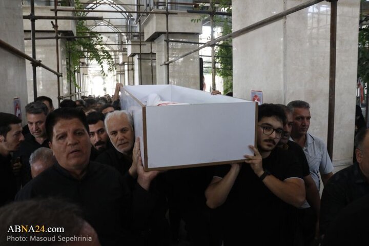 Photos: Funeral ceremony of martyr Khalil Alipour held in Tabriz