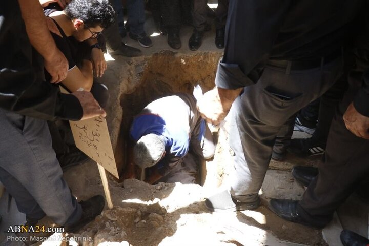 Photos: Funeral ceremony of martyr Khalil Alipour held in Tabriz