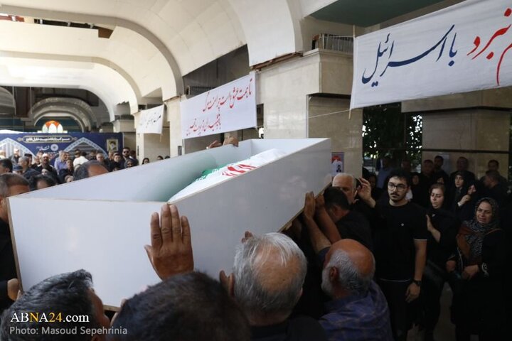 Photos: Funeral ceremony of martyr Khalil Alipour held in Tabriz