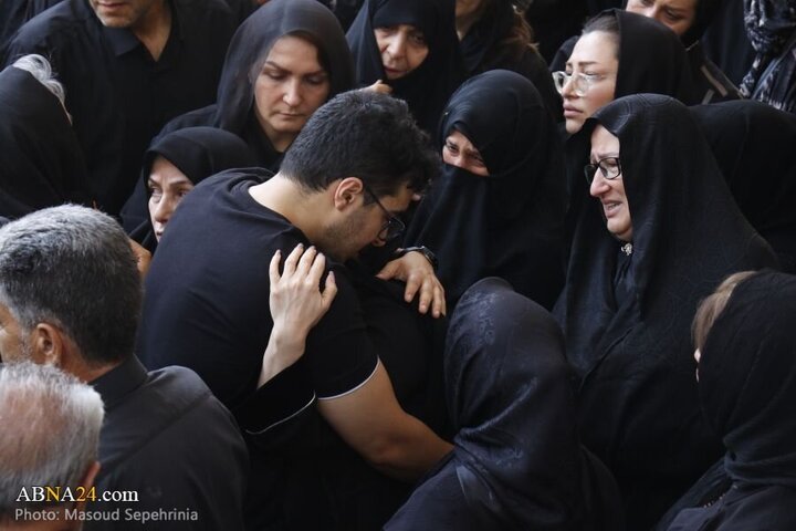 Photos: Funeral ceremony of martyr Khalil Alipour held in Tabriz