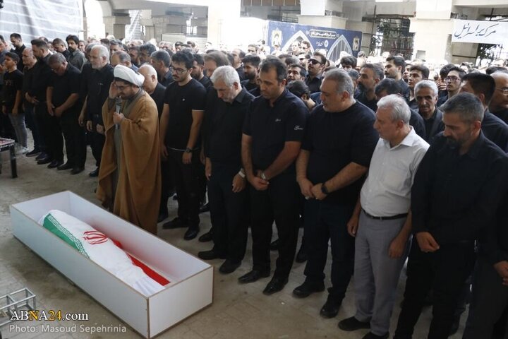 Photos: Funeral ceremony of martyr Khalil Alipour held in Tabriz