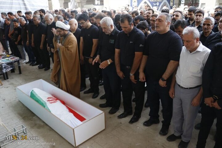 Photos: Funeral ceremony of martyr Khalil Alipour held in Tabriz