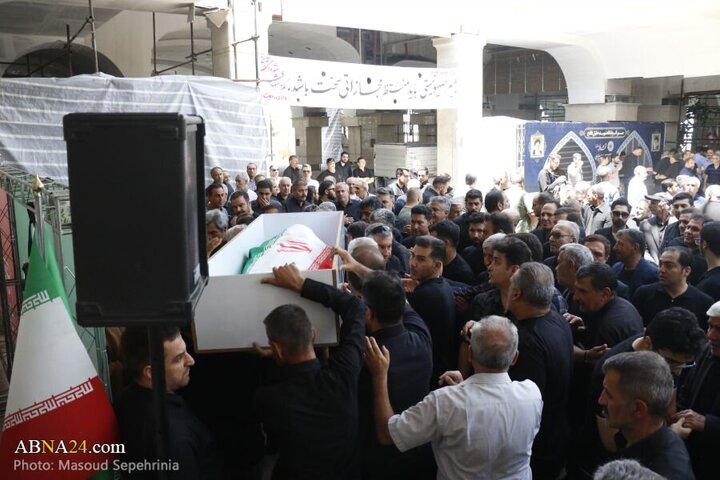 Photos: Funeral ceremony of martyr Khalil Alipour held in Tabriz