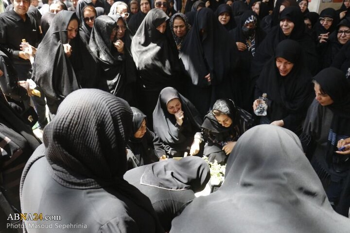 Photos: Funeral ceremony of martyr Khalil Alipour held in Tabriz
