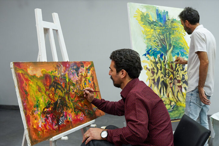 Photos: "My Homeland" art event held in Mashhad