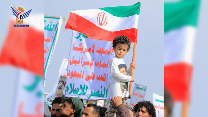 تقرير مصور/ الحشود الغفيرة اليمنية تؤكد وقوفها مع إيران ضد العدوان الصهيوني الغاشم