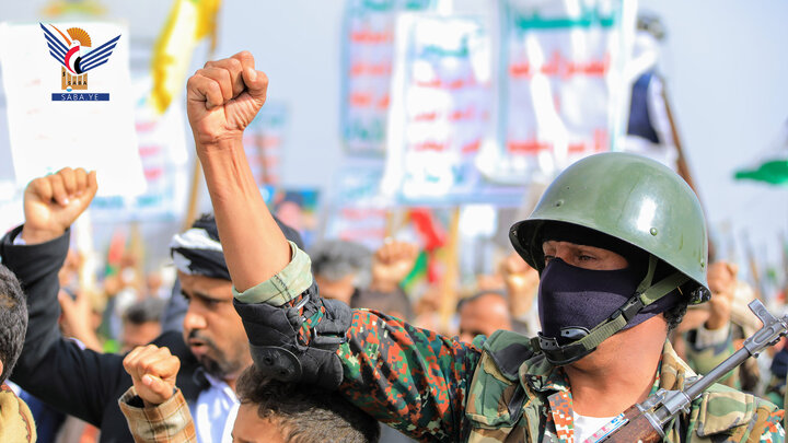 تقرير مصور/ الحشود الغفيرة اليمنية تؤكد وقوفها مع إيران ضد العدوان الصهيوني الغاشم