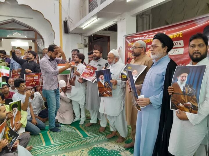 عکس خبری | تجمع در دهلی‌نو در حمایت از جمهوری اسلامی ایران