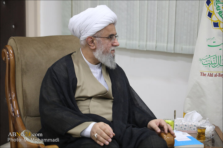 گزارش تصویری | دیدار آیت‌الله اعرافی با دبیرکل مجمع جهانی اهل‌بیت(ع)