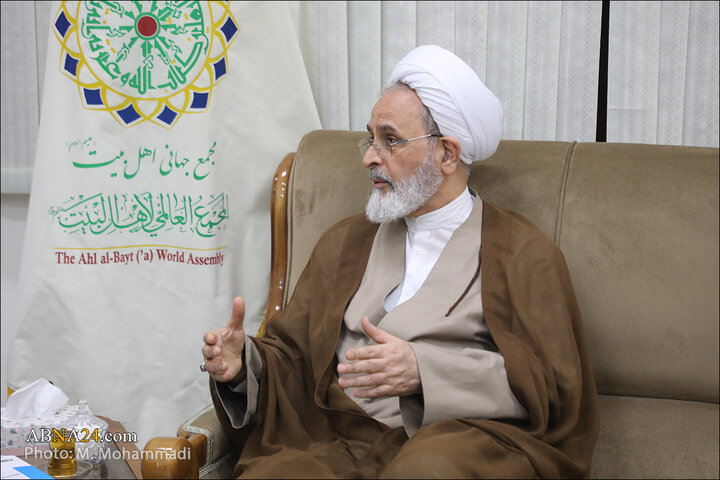 گزارش تصویری | دیدار آیت‌الله اعرافی با دبیرکل مجمع جهانی اهل‌بیت(ع)
