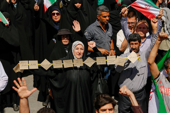 عکس خبری | راهپیمایی جمعه خشم و نصر مردم مشهد