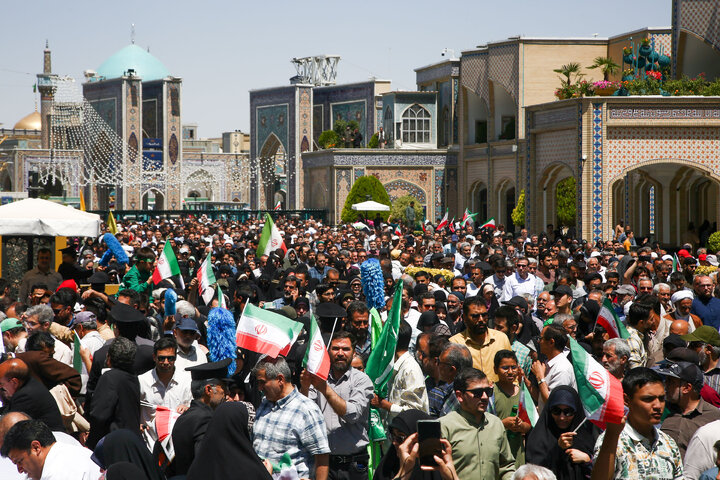 عکس خبری | راهپیمایی جمعه خشم و نصر مردم مشهد