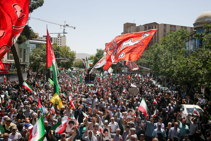 عکس خبری | راهپیمایی جمعه خشم و نصر مردم مشهد