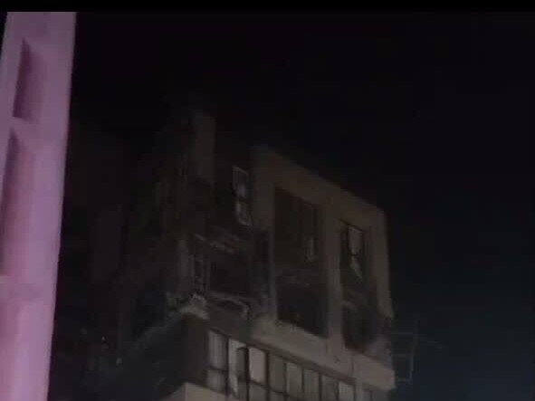 Israeli regime's attack on residential building in Qom