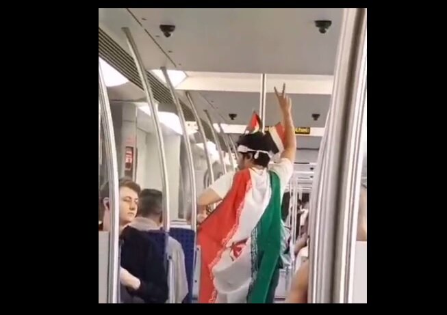 ویدئو | مهاجر افغان ساکن آلمان با پرچم ایران صدای حمایت از فلسطین را به گوش جهانیان رساند