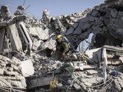 فيديو |  آثار الدمار في محيط أحد المواقع التي سقطت فيها صواريخ إيرانية