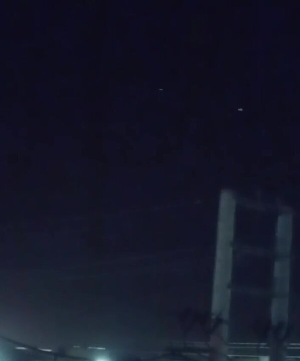 ویدیو | پدافند یک پهپاد اسرائیلی را در قم  هدف قرار داد