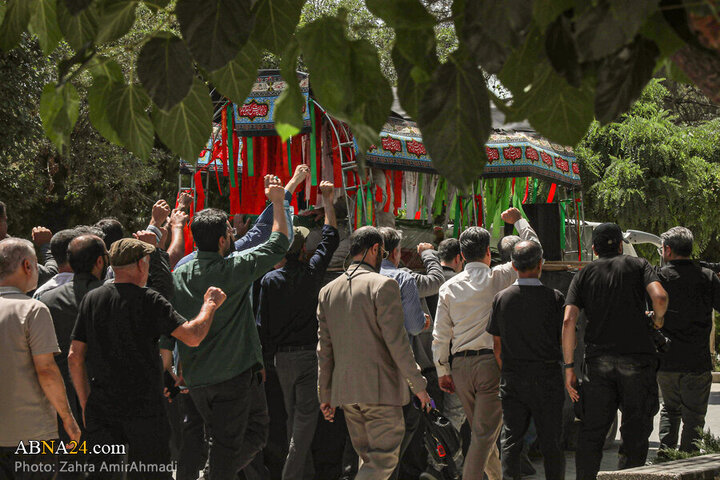 Photos: Funeral of 2 women martyred in Zionist regime attacks held in Tehran