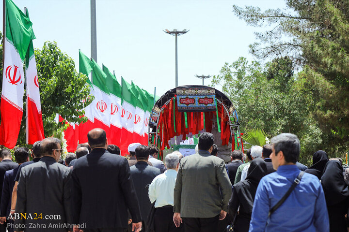 Photos: Funeral of 2 women martyred in Zionist regime attacks held in Tehran