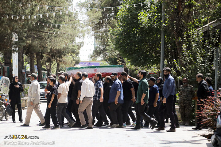 Photos: Funeral of 2 women martyred in Zionist regime attacks held in Tehran