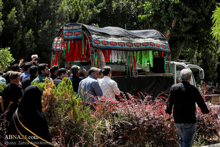 Photos: Funeral of 2 women martyred in Zionist regime attacks held in Tehran
