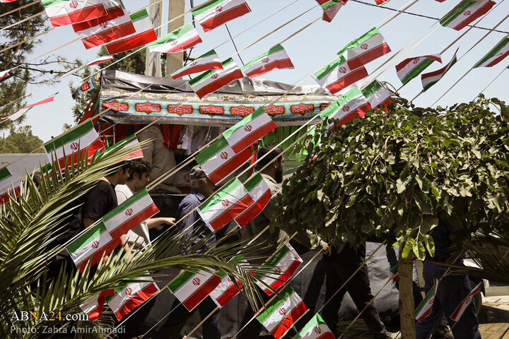 Photos: Funeral of 2 women martyred in Zionist regime attacks held in Tehran