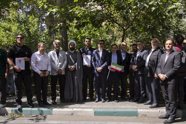 Photos: Iran's sports community gathers to condemn killing of athletes and civilians by Zionist regime