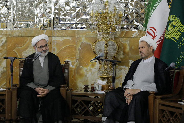 Photos: Group of clerics meet with custodian of Astan Quds Razavi