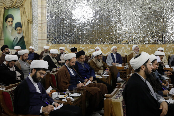 Photos: Group of clerics meet with custodian of Astan Quds Razavi