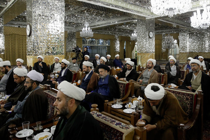 Photos: Group of clerics meet with custodian of Astan Quds Razavi