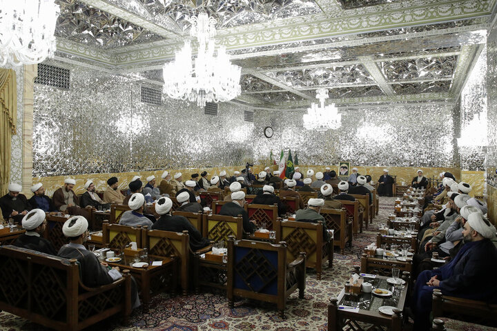 Photos: Group of clerics meet with custodian of Astan Quds Razavi