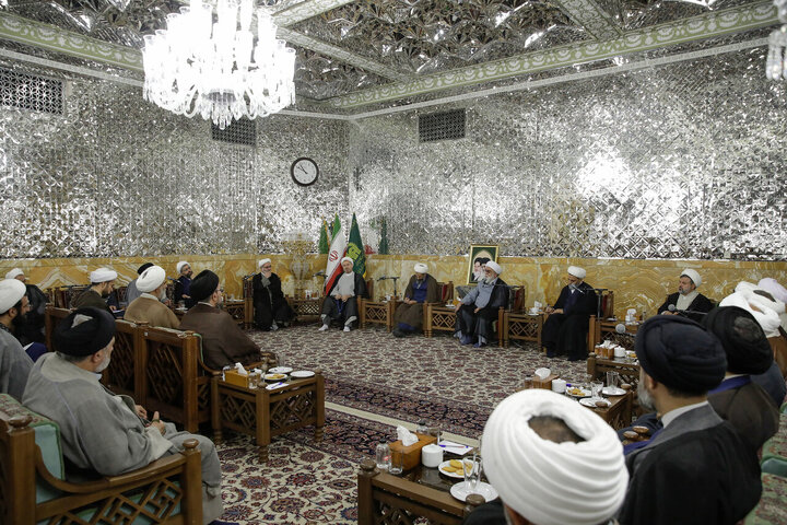 Photos: Group of clerics meet with custodian of Astan Quds Razavi