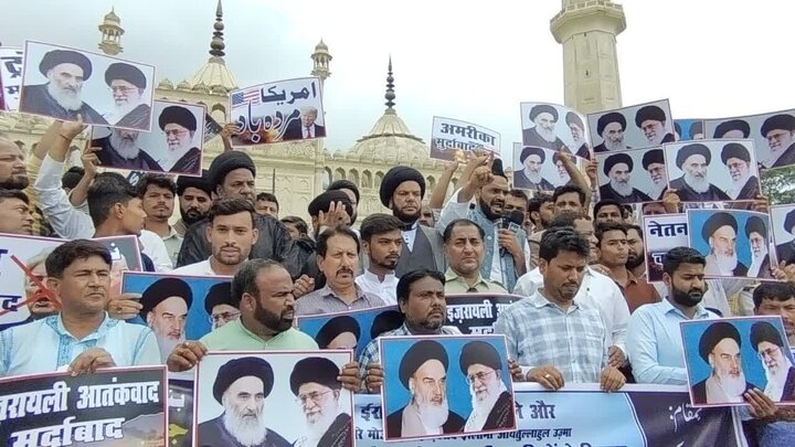 Photos: Demonstration in Lucknow, India, in support of Islamic Republic of Iran