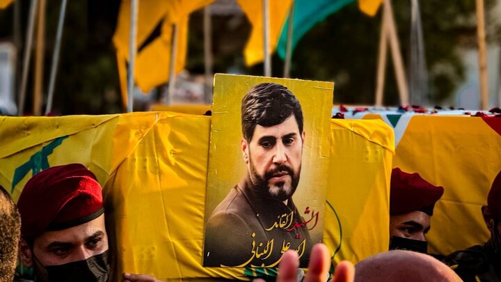 تشييع شهداء العدوان الصهيوني الحاج ابو علي الخليل ونجله والسيد حيدر الموسوي